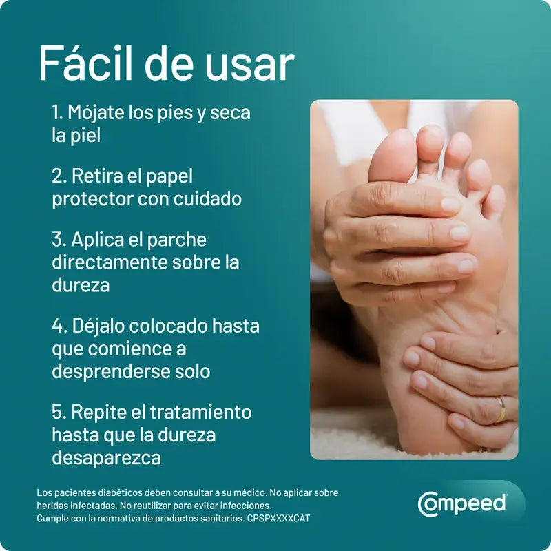 Compeed Pack Apósito Dureza Mediana, 3x6 Unidades