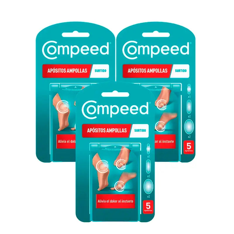 Compeed Pack Pack Mixto Ampollas, 3x5 Unidades