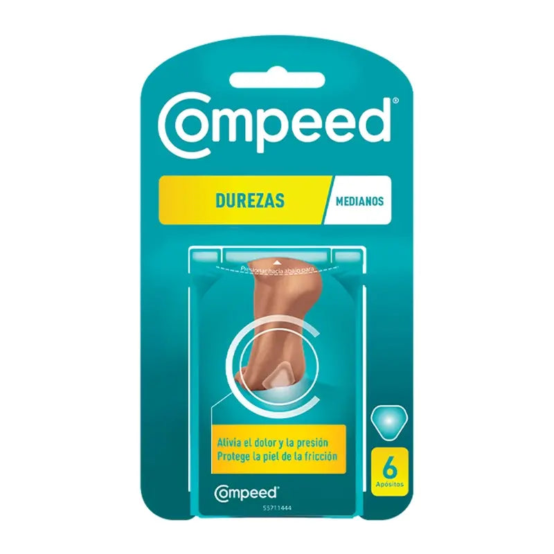 Compeed Pack Apósito Dureza Mediana, 4x6 Unidades
