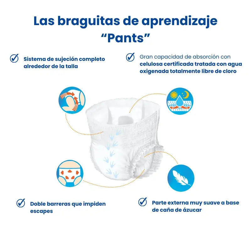 Pingo Pañal Braguitas Ecológicas Talla 4, Pack 4 X 30 Unidades