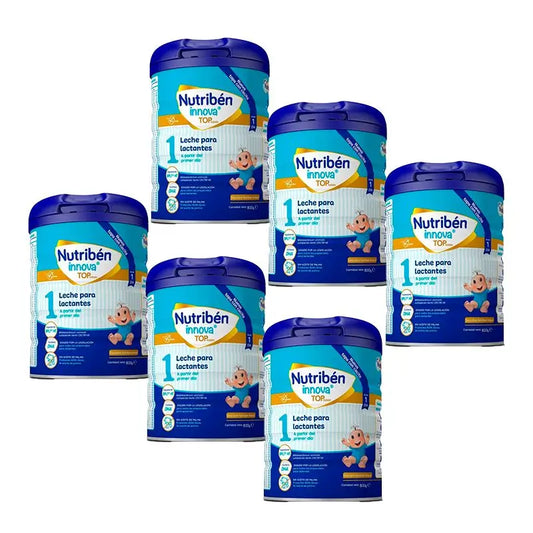 Nutribén Innova 1 Top Protein Leche inicio, 6 X 800 gr