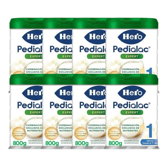 Hero Baby Leche De Inicio Pedialac 1, Pack 8 X 800 gr