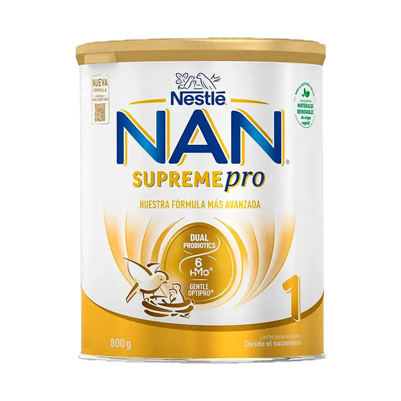 Nestlé Nan Supreme Pro 1 Leche de Inicio, 8X800 gr