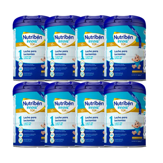 Nutribén Innova 1 Top Protein Leche inicio, 8 X 800 gr