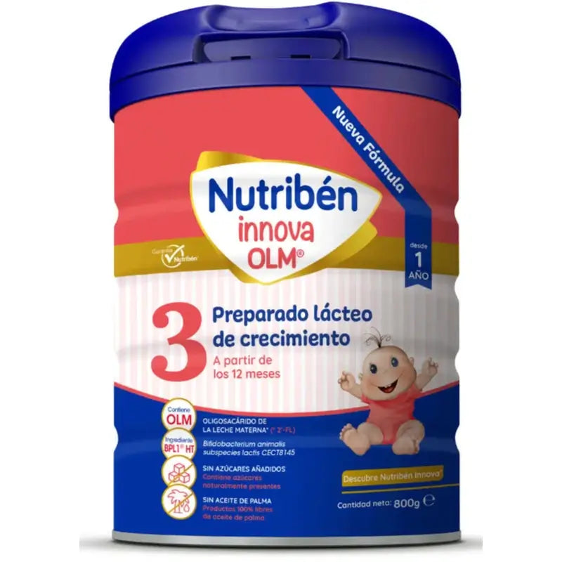 Nutribén Innova 3 Leche Crecimiento, 8 X 800 gr