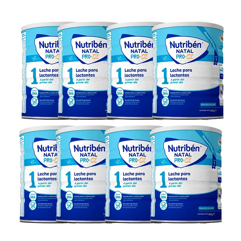 Nutribén Natal Pro-Alfa Leche Inicio, 8 X 800 gr