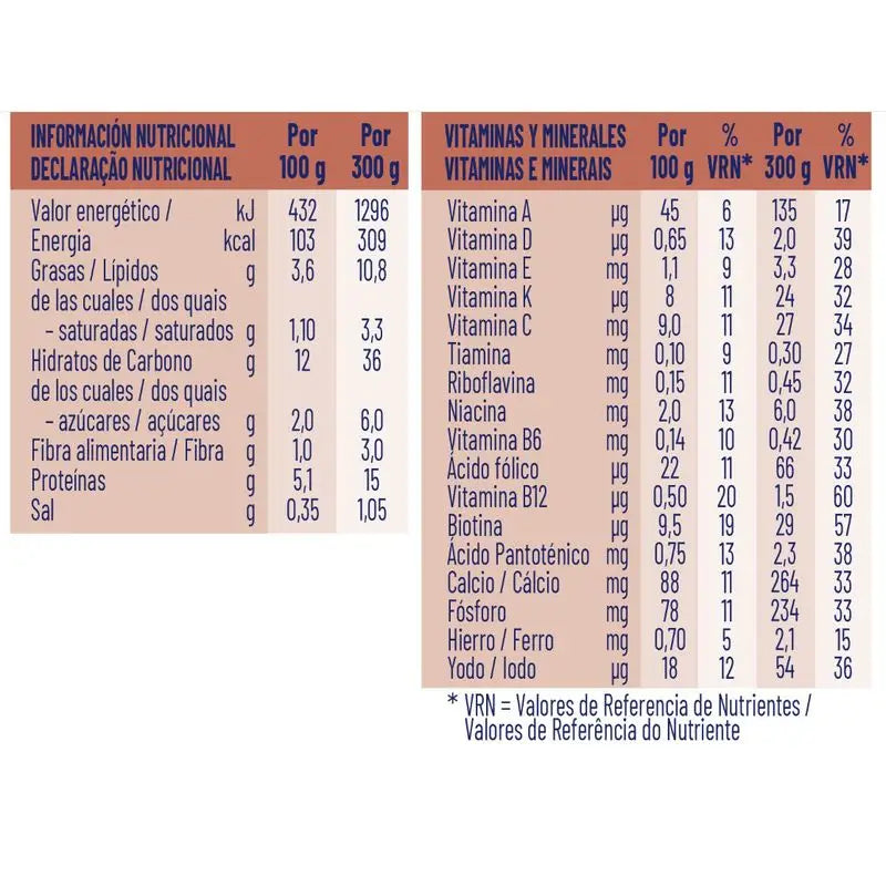 Meritene Puré de Atún con Verduras, 8x300 gr