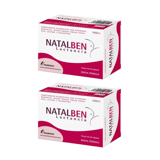 Pack Natalben Lactancia, 2x60 Cápsulas