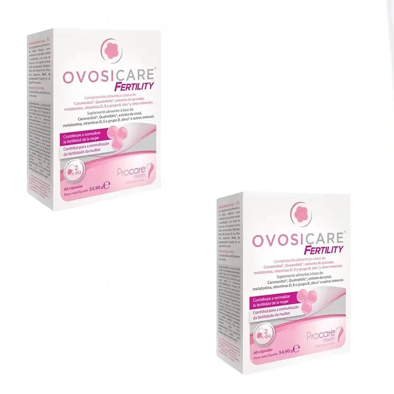 Ovosicare Fertility Complemento Alimenticio, Pack 2x60 Cápsulas