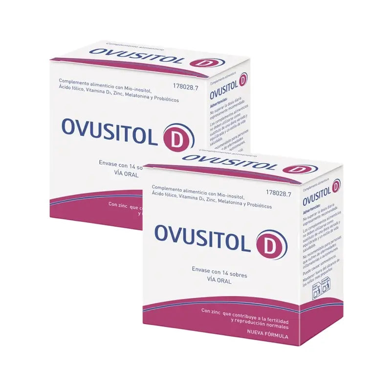 Ovusitol D, Pack 2x14 Sobres