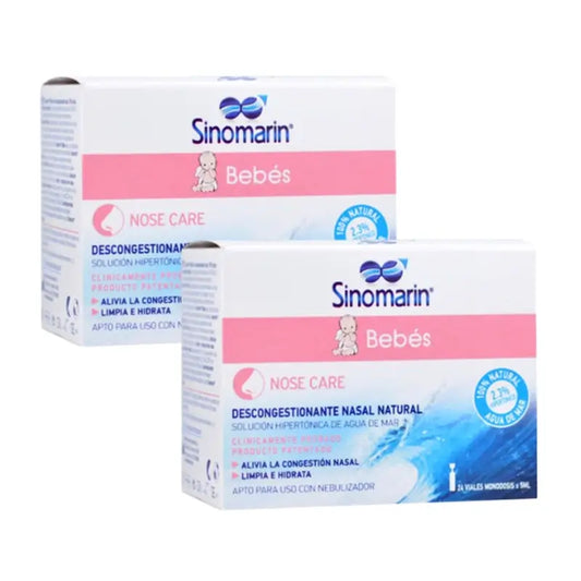 Pack Sinomarin Bebes Monodosis Prod. Sanitario, 2x24 Unidades