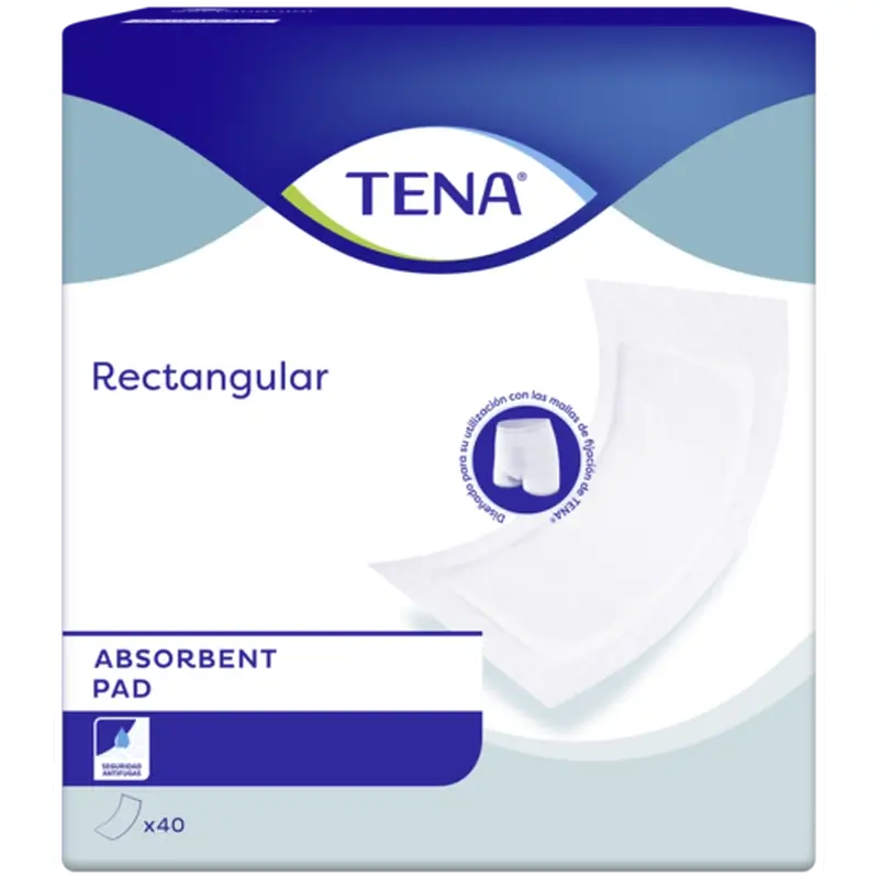 Tena Pañal Rectangular , 80 unidades talla única