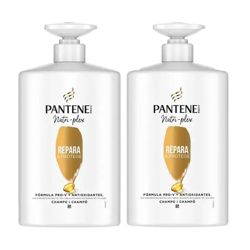 Pantene Nutri Plex Champú Repara Y Protege , Pack 2 x 1000Ml