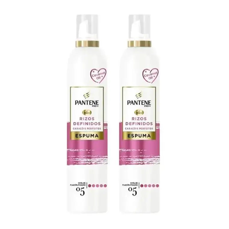 Pantene Pro-V Espuma Nutritiva Cabello Rizos Perfectos, Pack 2 x 300 ml