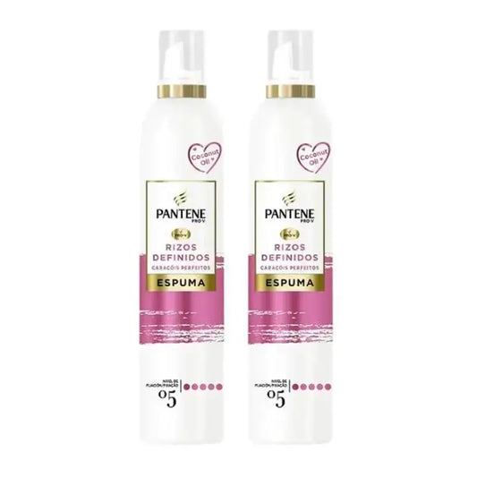 Pantene Pro-V Espuma Nutritiva Cabello Rizos Perfectos, Pack 2 x 300 ml
