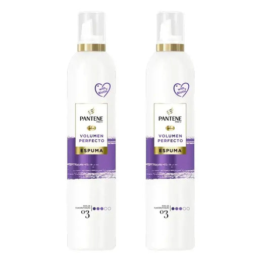 Pantene Pro-V Espuma Nutritiva Volumen Perfecto, Pack 2 x 300 Ml