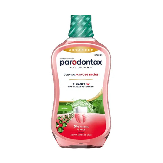 Parodontax Colutorio Diario Herbal para Cuidado de Encías, 500 ml