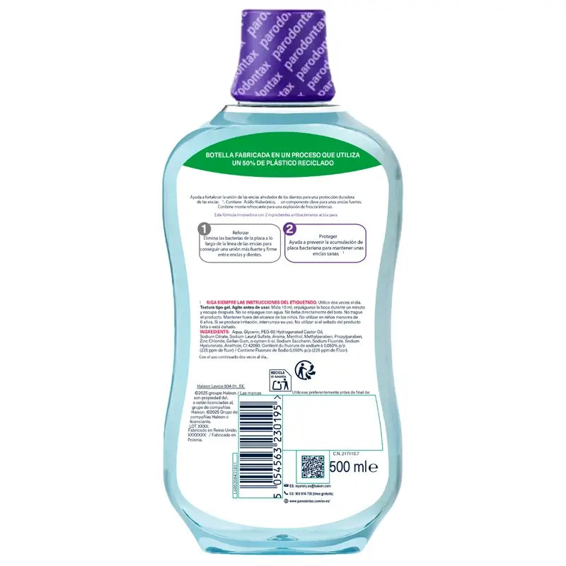 Parodontax Refuerza Y Protege Colutorio , 500 ml