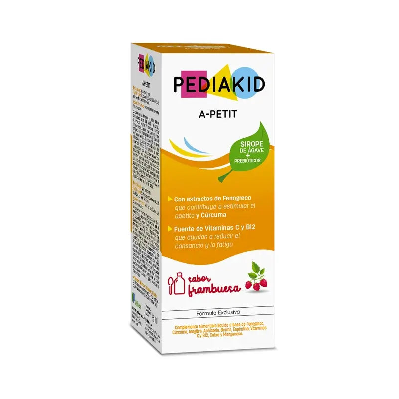 Pediakid Jarabe Apetito-Tono Frambuesa 125Ml