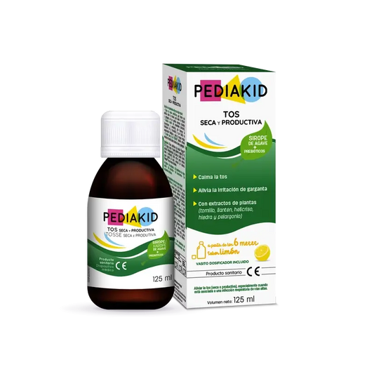 Pediakid Jarabe Limón Tos Seca Y Productiva 125Ml