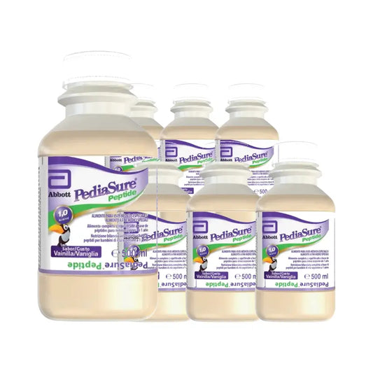 Pediasure Peptide 8 R.T.H. Vainilla, 8 X 500 Ml