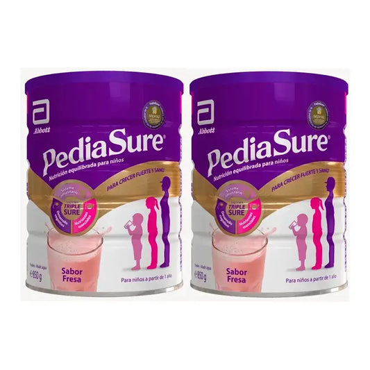 Pediasure Fresa Niños, 2X850 Gr