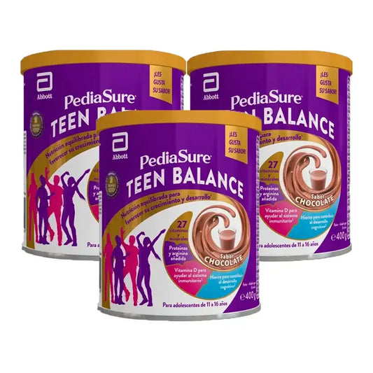 Pediasure Teen Balance Chocolate Adolescentes, 3x400 gr