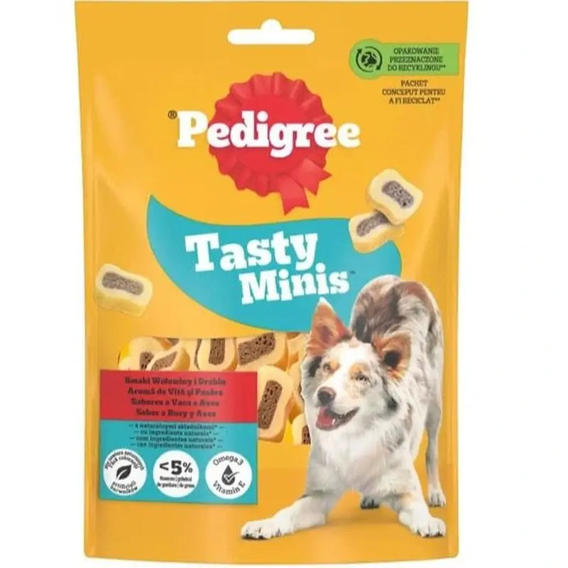 Pedigree Tasty Minis Chewy-Slices Buey6X155Gr