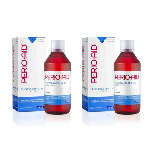 Perio Aid Tratamiento Colutorio Sin Alcohol, 2X500 Ml