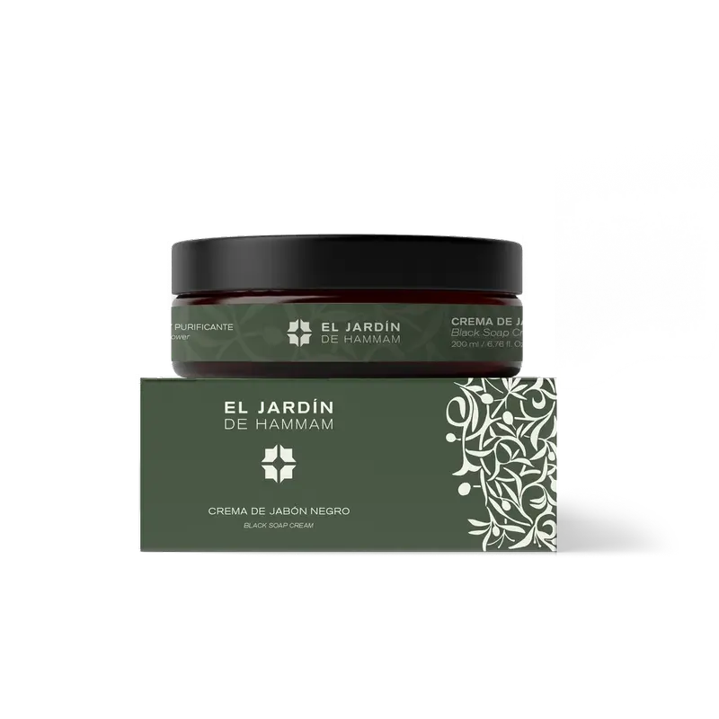 El Jardín De Hammam Crema De Jabón Negro , 200 ml