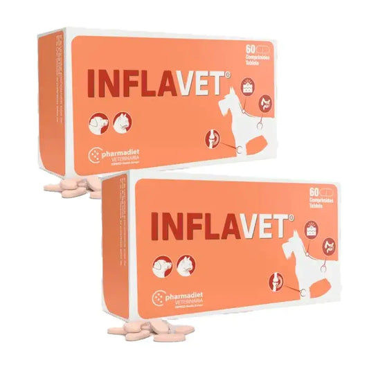 Pharmadiet Inflavet, Pack 2 x 60 Comprimidos