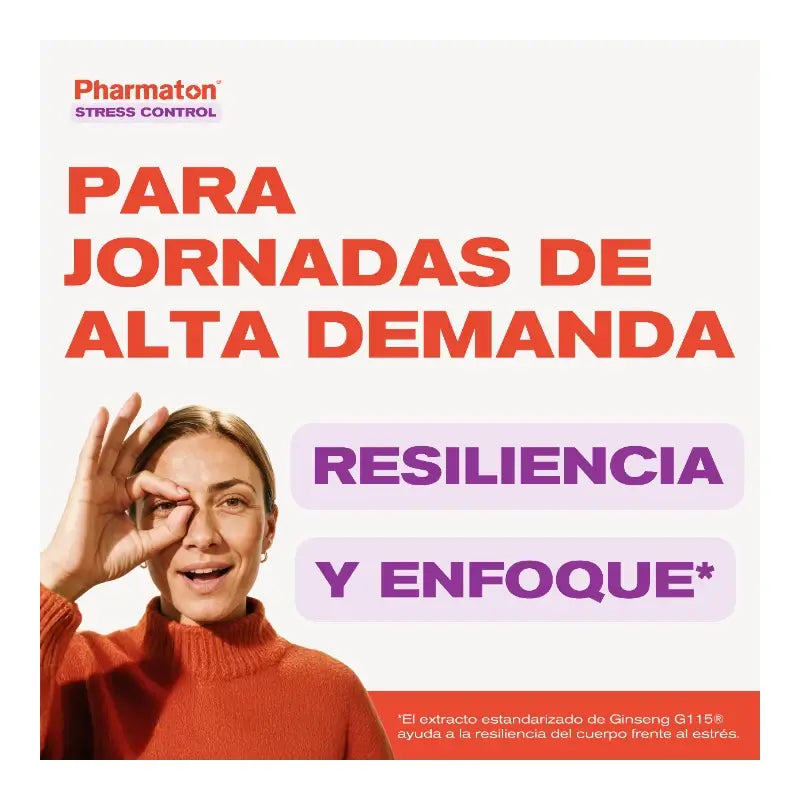 Pharmaton Stress Control Multivitaminico, 100 comprimidos