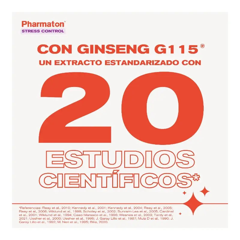 Pharmaton Stress Control Multivitaminico, 100 comprimidos