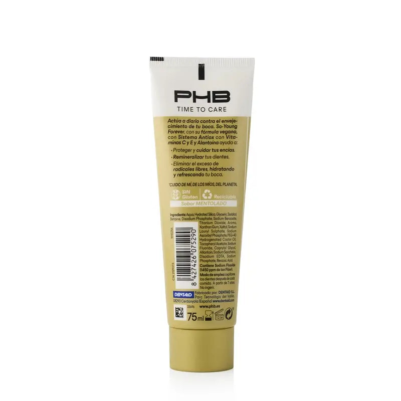Phb Time To Care So Young Forever Pasta Dental Anticaries, 75 ml