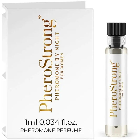 Pherostrong Perfume Con Feromonas By Night Para Mujer , 1 ml