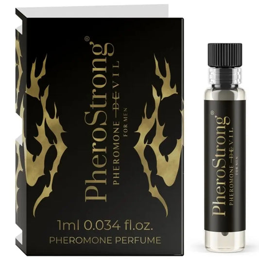 Pherostrong Perfume Con Feromonas Devil Para Hombre , 1 ml