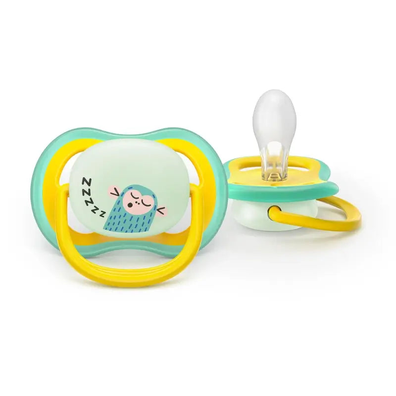 Philips Avent 2 chupetes ultra air nocturno +18m niño
