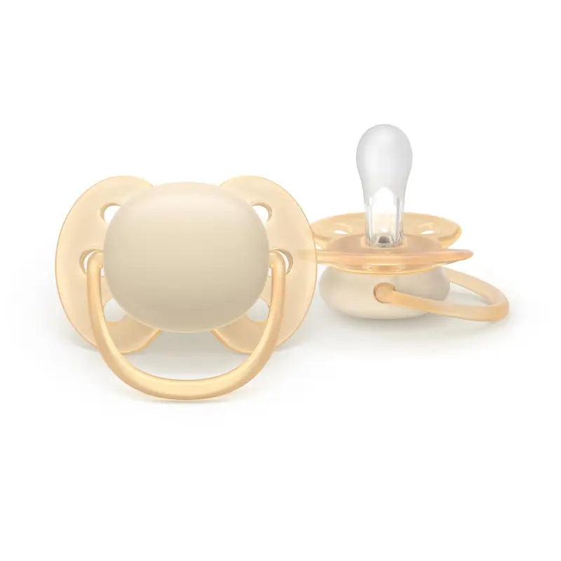 Philips Avent 2 chupetes ultra soft 0-6m neutral