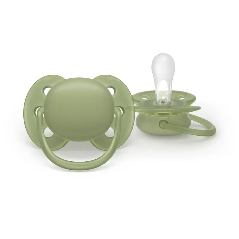 Philips Avent 2 chupetes ultra soft +18m neutral