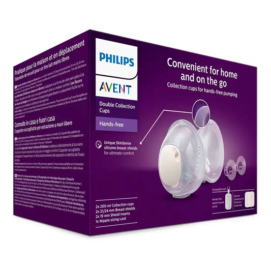 Philips Avent Kit Copas Extracción Dobles Manos Libres 2ud