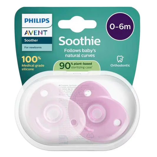 Philips Avent Soothie Calmante 2 chupetes 0-6m niña