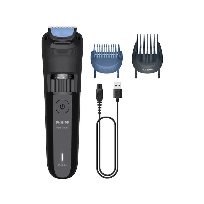 Philips Beard Trimmer 3000 Series Arreglo De Barba Con Cuchillas De Punta Redondeadabeard Trimmer