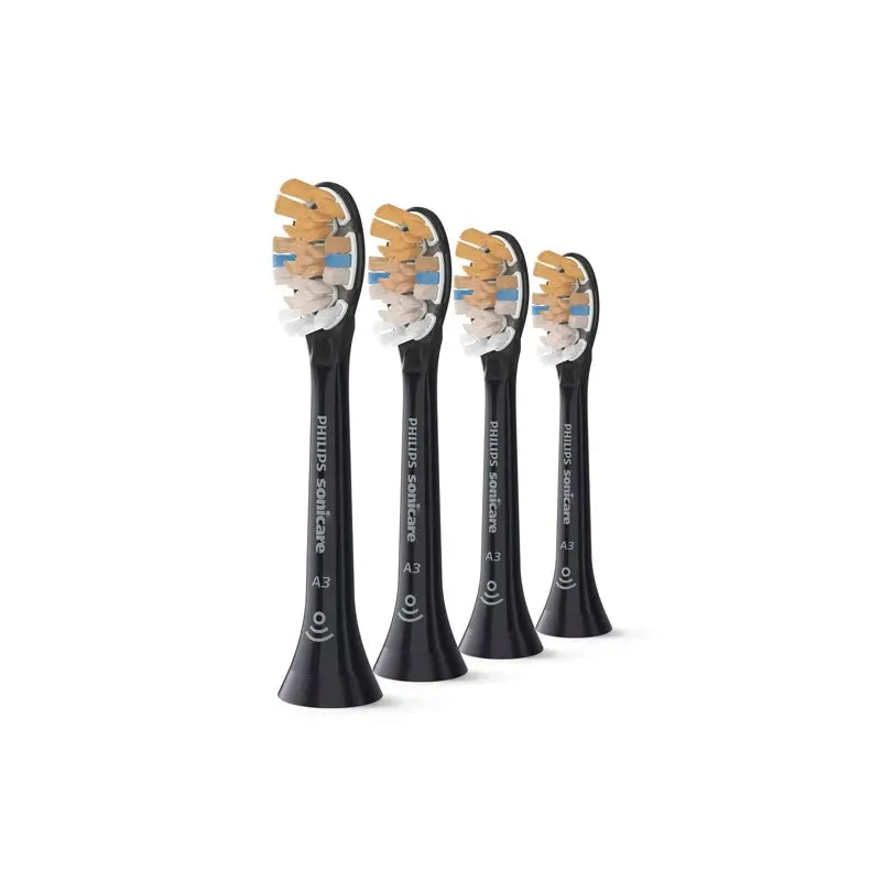 Philips Cabezales Sonicare Diamondclean Negro, Pack 8 Ud