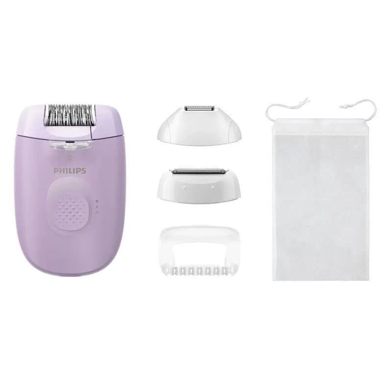 Philips Epilator Series 4000 Depiladora Con Cable Rosa