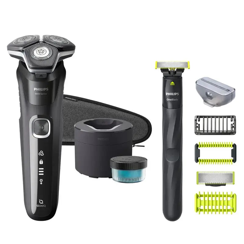 Philips Shaver Series 5000 Wet & Dry Skiniq, Cabezales 360D