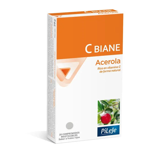Pileje Cbiane Acerola 20 Comprimidos Masticables