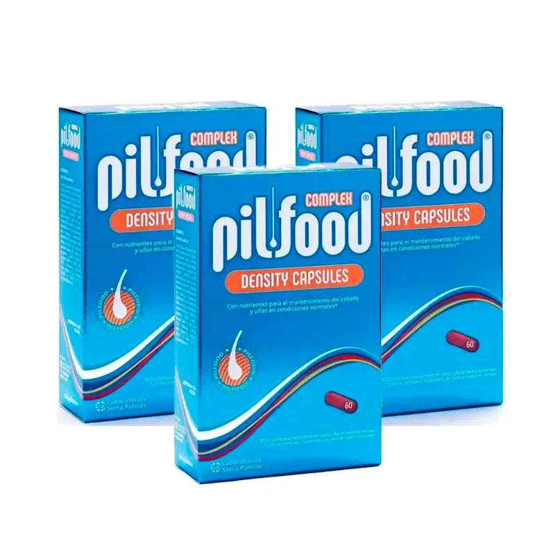 Pilfood Complex Cabello y Uñas, Pack 3 x 60 comprimidos