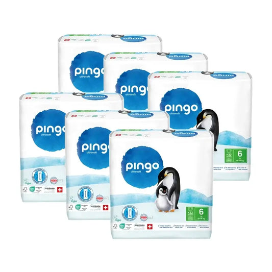 Pingo Pañales Ecológicos Talla 6 (13-18 Kg), 6X32 Unidades