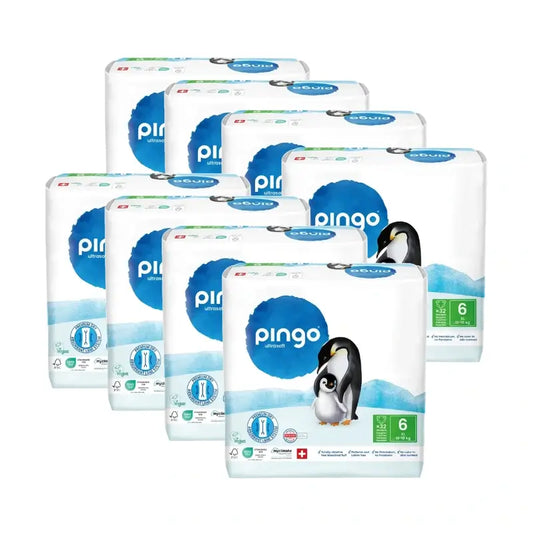 Pingo Pañales Ecológicos Talla 6 (13-18 Kg), 8X32 Unidades