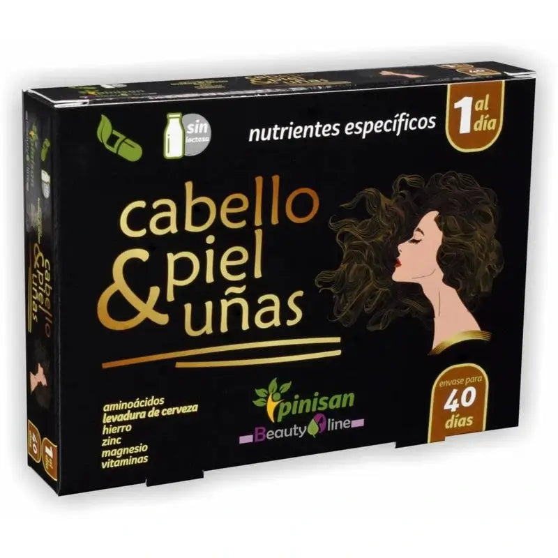 Pinisan Cabello Piel y Uñas, 40 Cápsulas